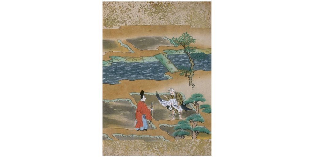 「動物画譚(どうぶつがたん)展 おもしろくて不思議な動物たちの絵物語」《鶴の草子》江戸時代中期、奈良絵本