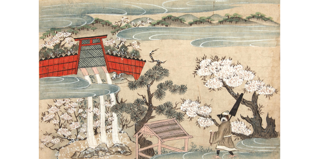 「動物画譚(どうぶつがたん)展 おもしろくて不思議な動物たちの絵物語」《雀の発心(小藤太物語)》江戸時代前期、画巻