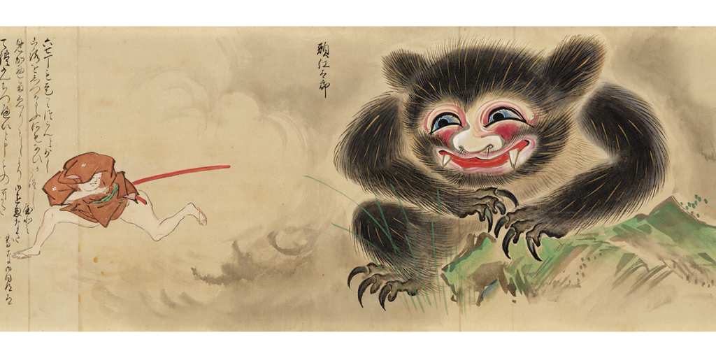 「動物画譚(どうぶつがたん)展 おもしろくて不思議な動物たちの絵物語」《大石兵六物語》江戸時代、絵巻