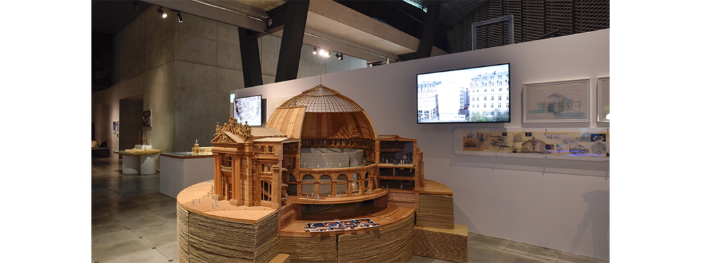 「安藤忠雄展｜青春」展示風景（ブルス・ドゥ・コメルス）
