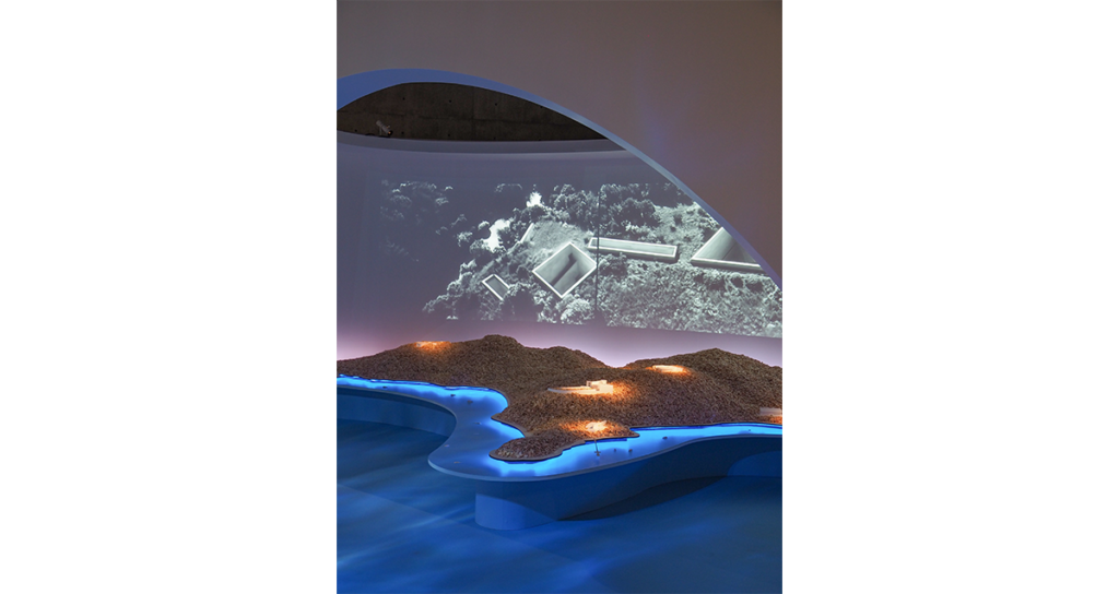 「安藤忠雄展｜青春」展示風景（直島）