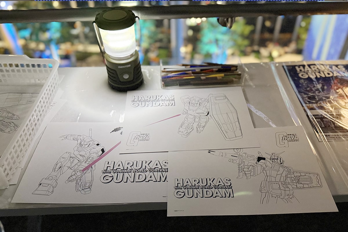 「ハルカス×ガンダム with ガンダムワールドCONTRAST」