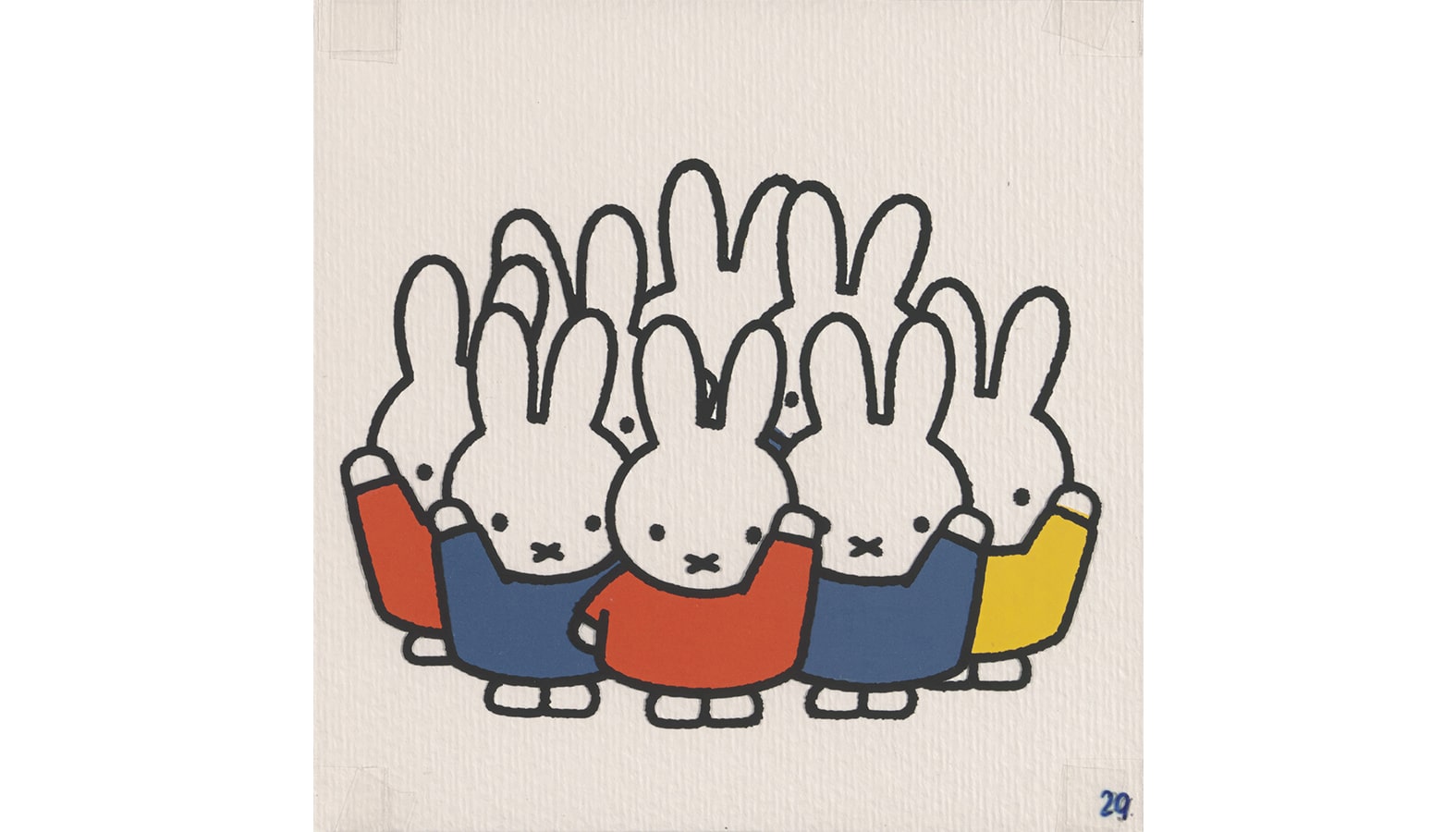 ミッフィーシリーズの絵本全32作品の原画やスケッチを日本で初めて展示する「誕生70周年記念 ミッフィー展」が 大丸ミュージアム<梅田> にて 2025年8月14日から開催