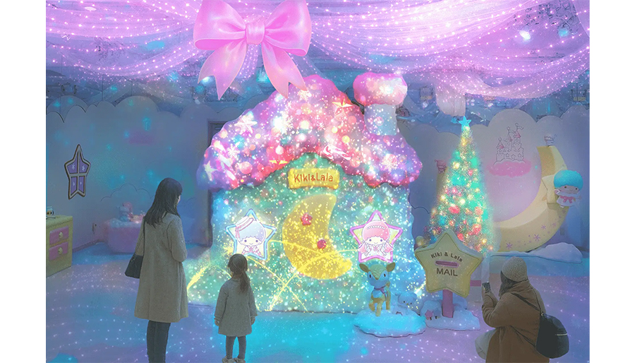 ネイキッド×サンリオピューロランド、キキ＆ララ50周年記念のクリスマス特別演出