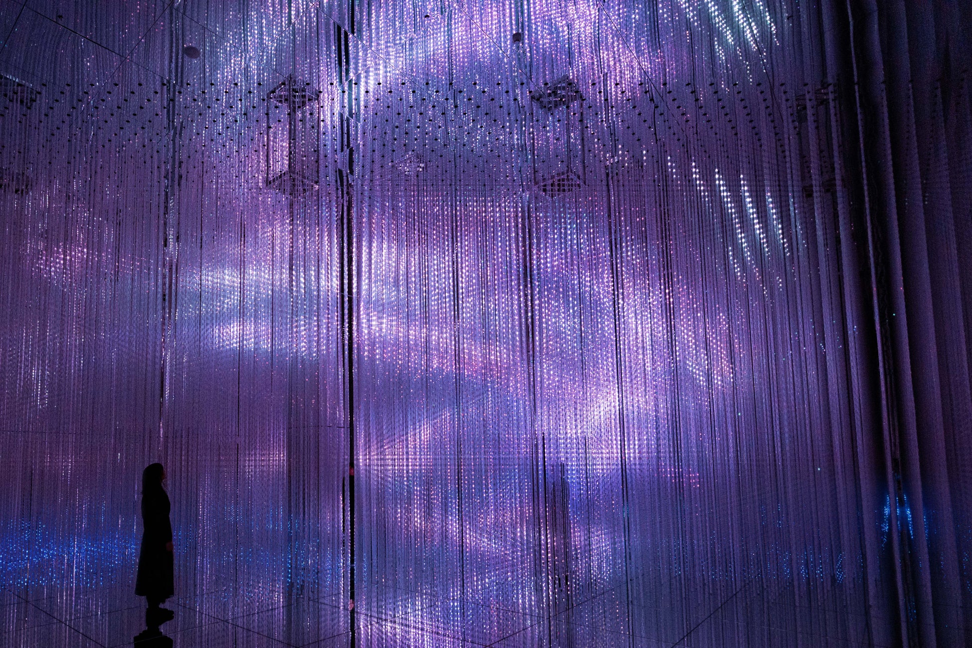 チームラボ バイオヴォルテックス 京都「Infinite Crystal World」