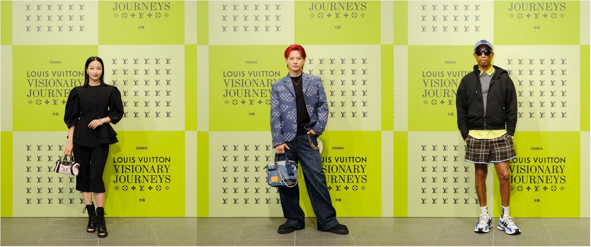 「ビジョナリー·ジャーニー」展
広瀬すず、平野紫耀、ファレル・ウィリアムス