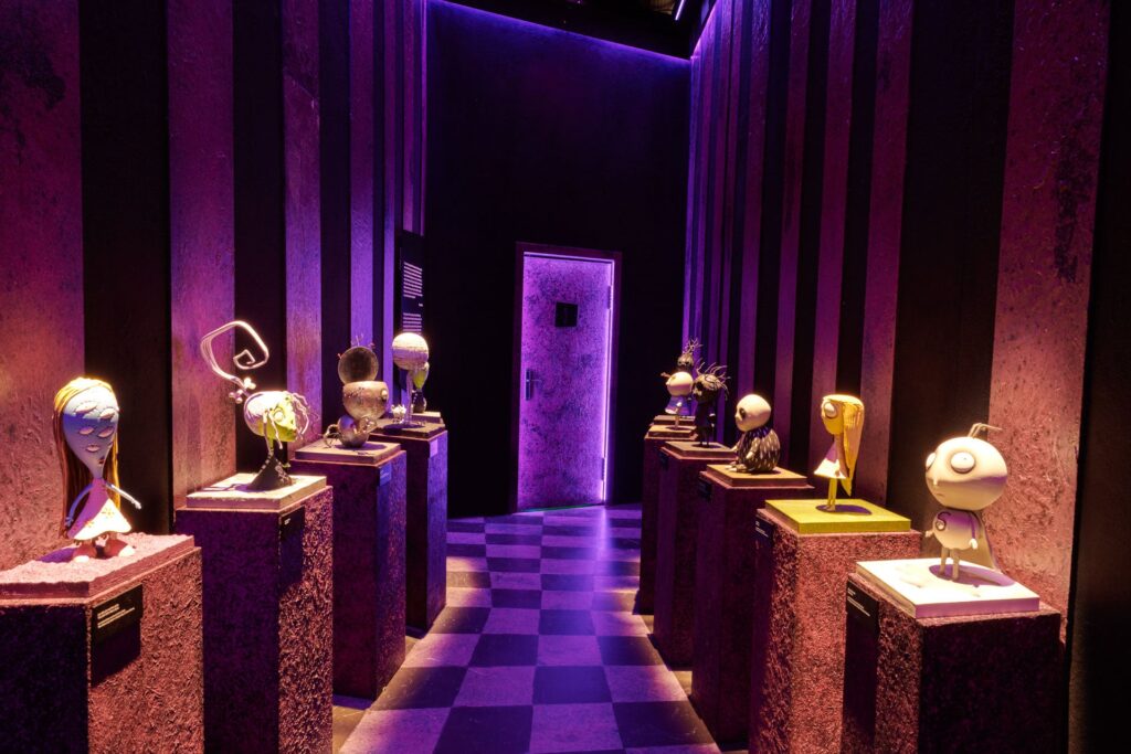 「ティム・バートンのラビリンス」展示風景