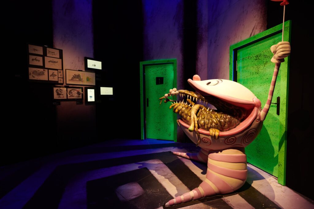 「ティム・バートンのラビリンス」展示風景